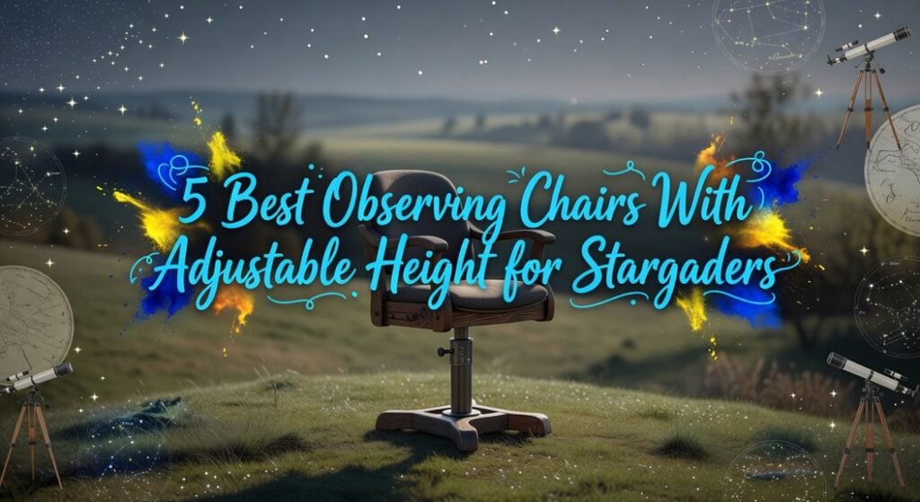 adjustable height observing chairs