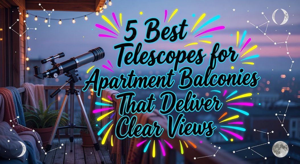 5 Best Telescopes for Apartment Balconies That Deliver Clear Views