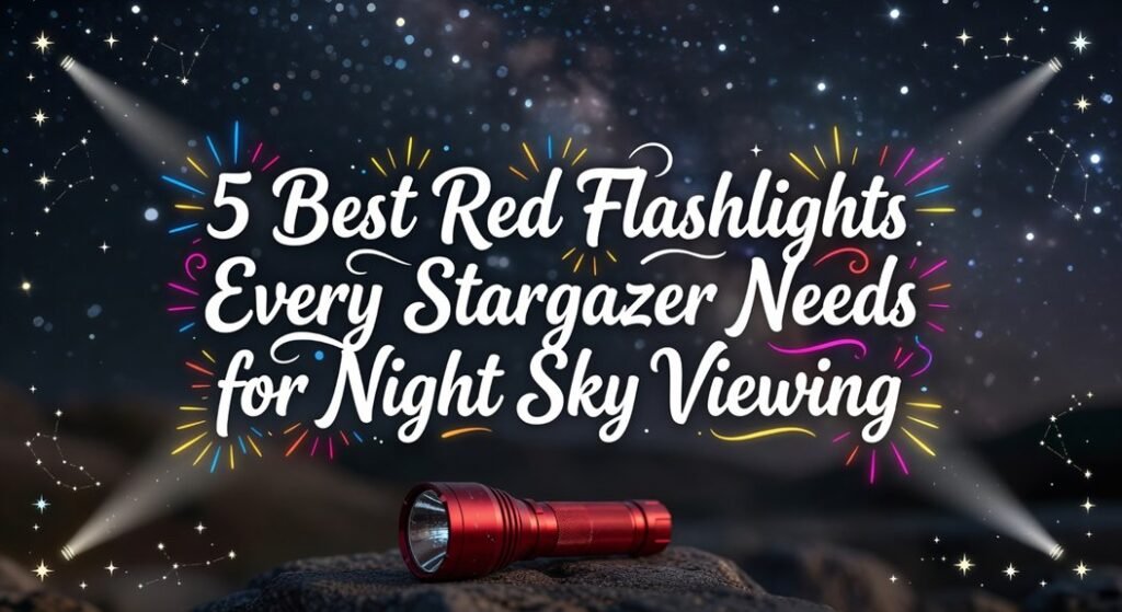 essential red flashlights for stargazing