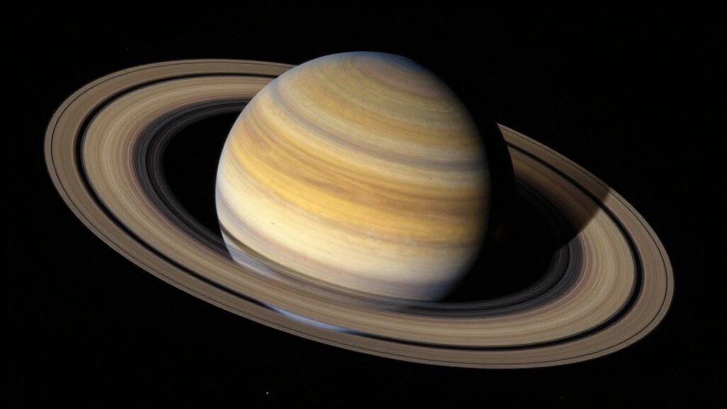 saturn s stunning telescopic view