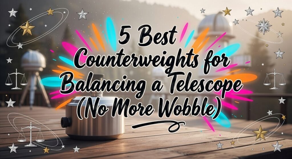 telescope counterweights for stability
