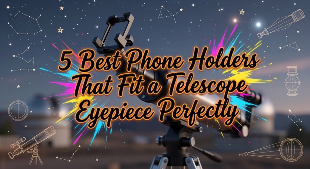 telescope eyepiece phone holders