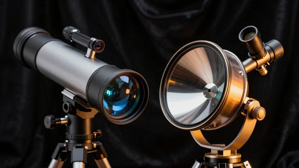 telescope types refractor vs reflector