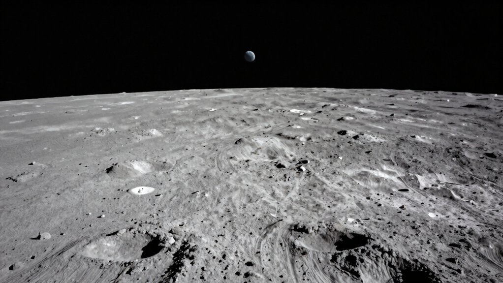 telescope visibility of moon flag