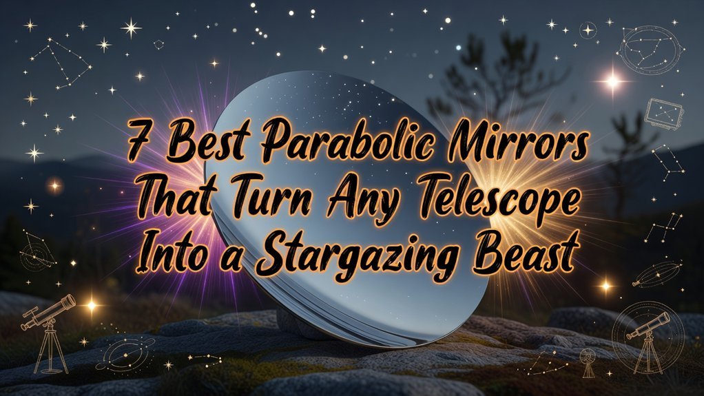 top parabolic telescope mirrors