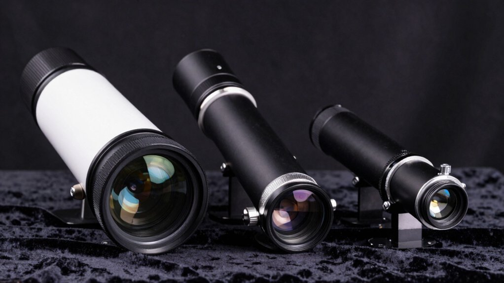 types of optical telescopes