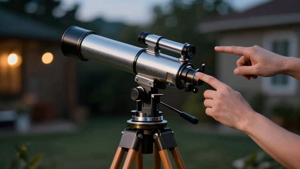 using a tasco telescope